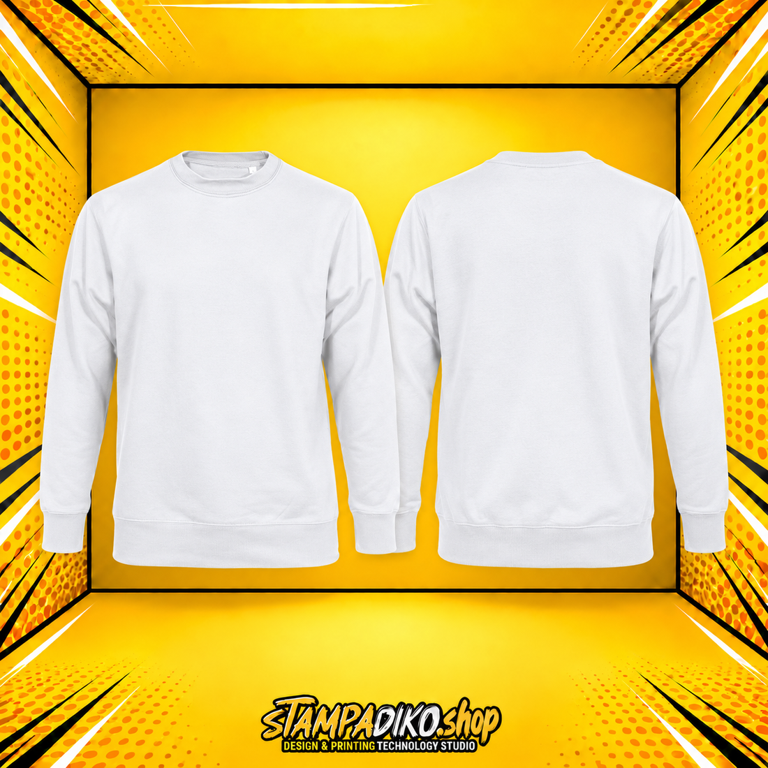 Μπλούζα φούτερ White