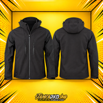 Μπουφάν με Κουκούλα JACKET-00011 Black Black