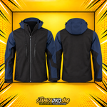 Μπουφάν με Κουκούλα JACKET-00011 Black Navy