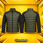 Καπιτονέ Μπουφάν Διχρωμία JACKET-00073 Khaki Black