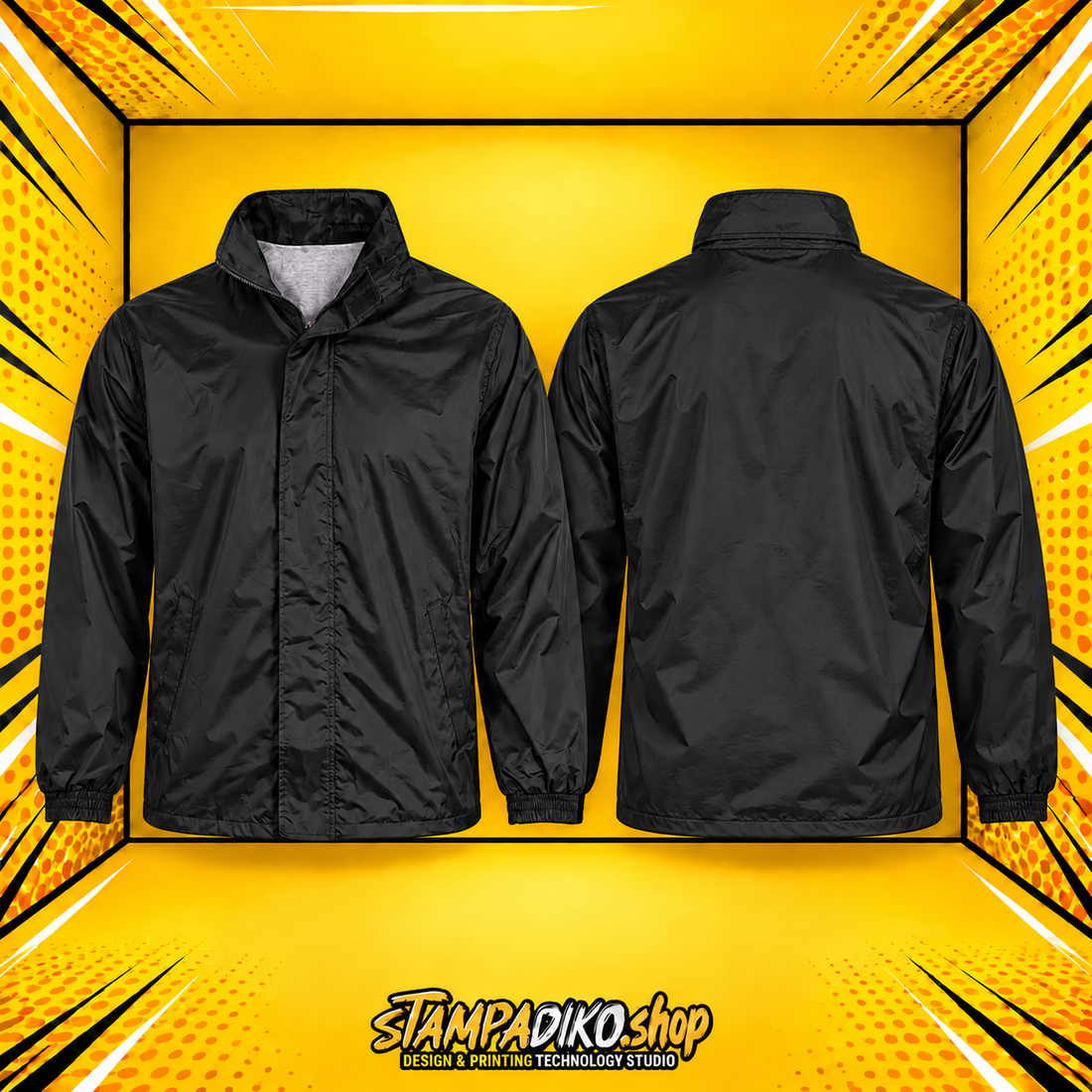Ελαφρύ Αντιανεμικό JACKET-00502 Black