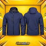 Μπουφάν με Κουκούλα Softshell JACKET-00523 Navy