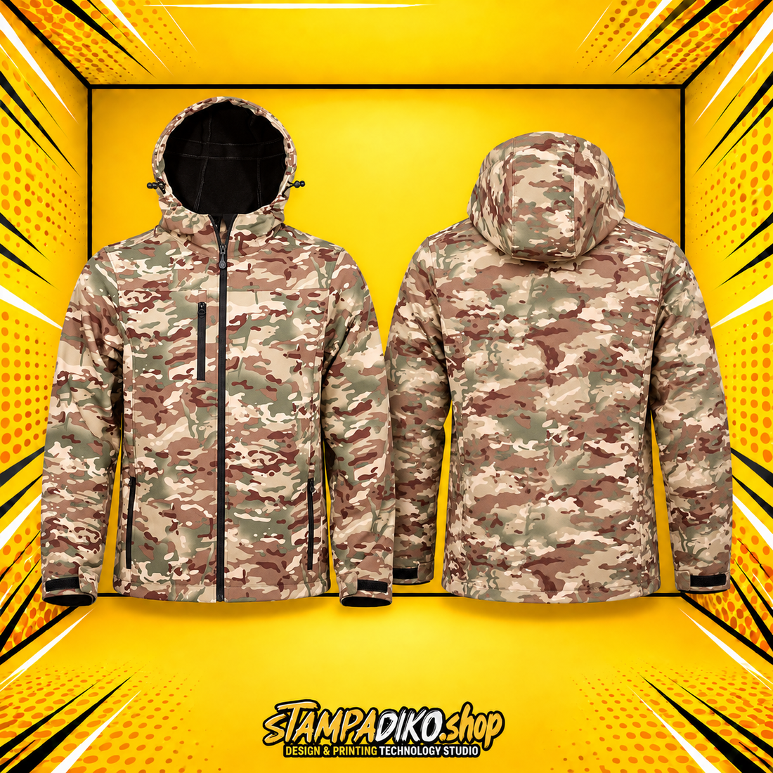 Μπουφάν Παραλλαγής JACKET-00523CAM Camouflage