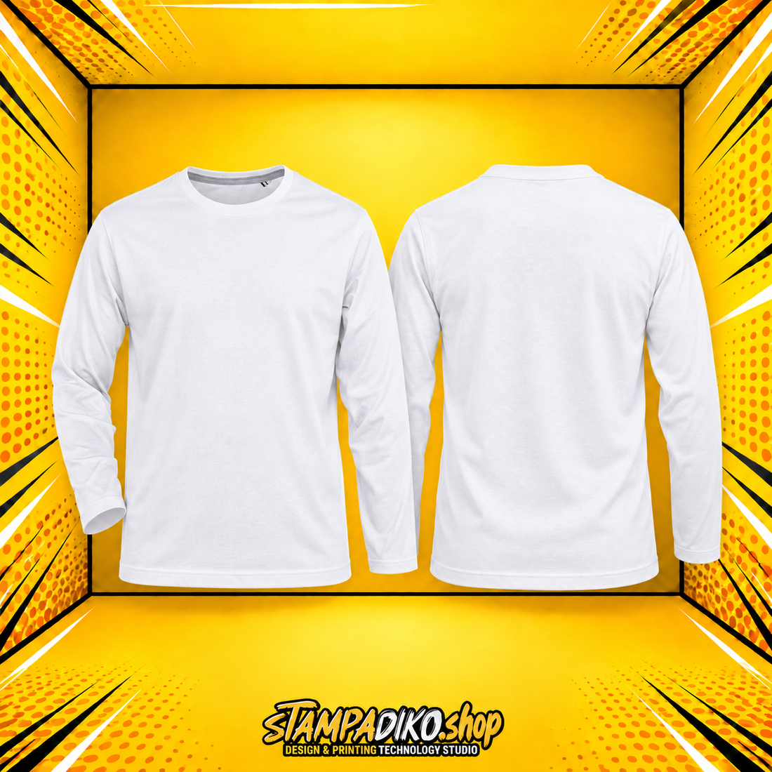 Παιδικό μακρυμάνικο μπλουζάκι 155gr White