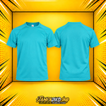 Μπλουζάκι παιδικό πικέ dry fit Turquoise