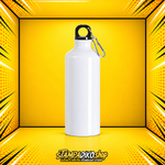 600 ml aluminum bottle MET2270, white, shown without personalized printing