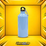 600 ml aluminum bottle MET2272, light blue, shown without personalized printing