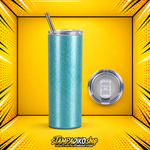 Skinny Tumbler 20oz MET3067 — προϊόν και επάνω όψη καπακιού