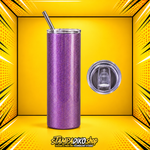 Skinny Tumbler 20oz MET3079 — προϊόν και επάνω όψη καπακιού