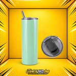 Skinny Tumbler 20oz MET3083 — προϊόν και επάνω όψη καπακιού