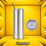 Skinny Tumbler 20oz MET3179 — προϊόν και επάνω όψη καπακιού