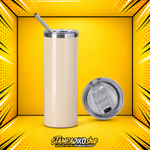 Skinny Tumbler 20oz MET3191 — προϊόν και επάνω όψη καπακιού