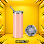 Skinny Tumbler 20oz MET3192 — προϊόν και επάνω όψη καπακιού