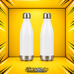 Bowling Bottle 500 ml MET5001 — μπροστινή και πίσω όψη του ίδιου μπουκαλιού