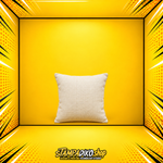 Linen pillow PIL2036 15x15cm with filling