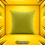 Colored linen pillow light green PIL7041 40x40cm with filling