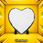 SLA1044 gloss heart photo slate 25cm