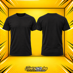 Προσωποποιημένο T‑Shirt Black – εμπρός και πίσω