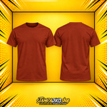 Προσωποποιημένο T‑Shirt Brick Red – εμπρός και πίσω