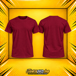 Προσωποποιημένο T‑Shirt Burgundy – εμπρός και πίσω