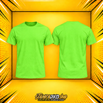 Προσωποποιημένο T‑Shirt Lime Green – εμπρός και πίσω
