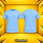 Προσωποποιημένο T‑Shirt Sky Blue – εμπρός και πίσω
